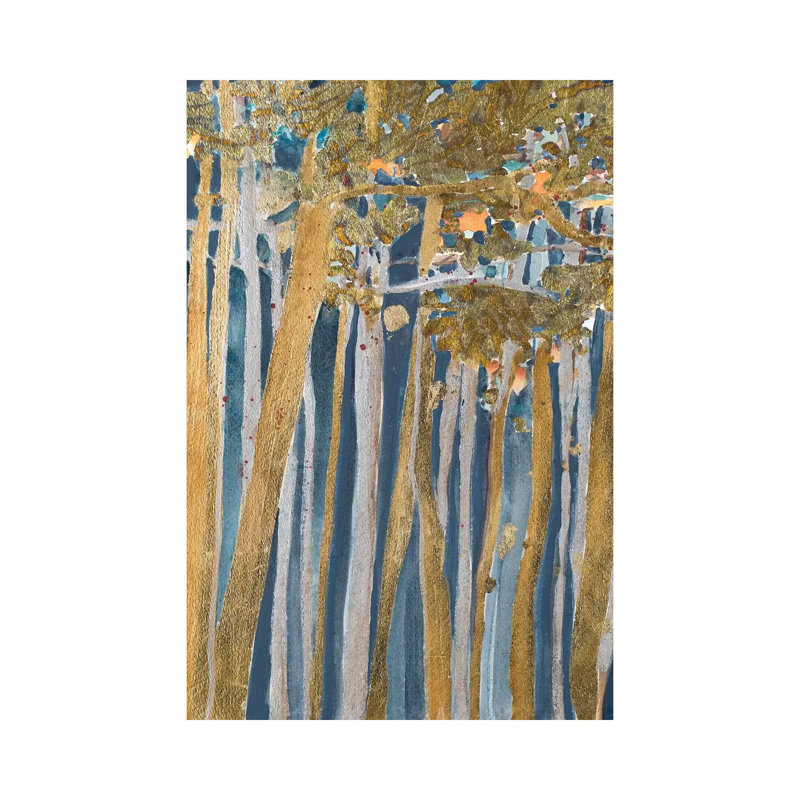 "Exotic Forest" par Patricia Pinto, reproduction d’art, Toile tendue, Pas de tapis, H 12 po x l 8 po x P 0,75 po