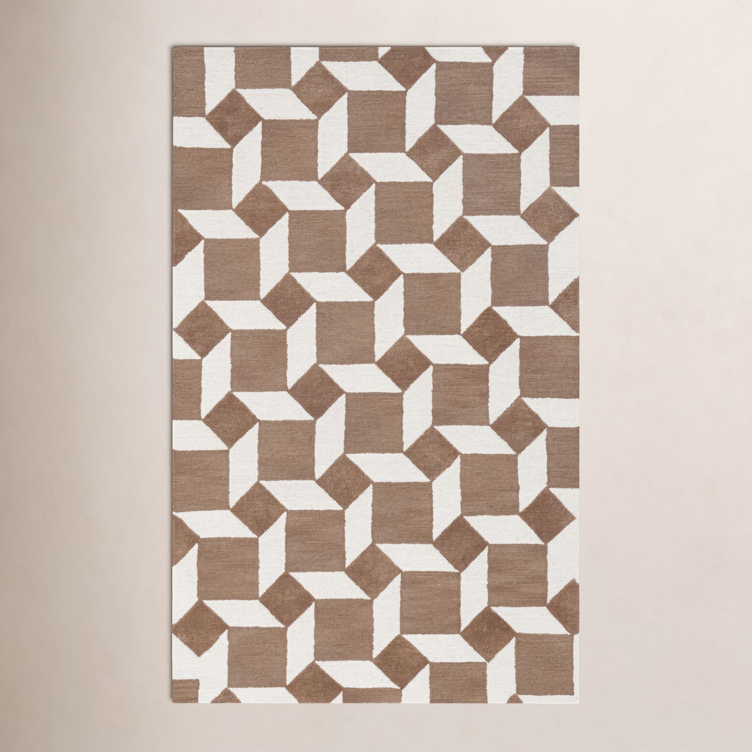 Woodcliff Hand-Tufted Geometric Rug, Rectangle 3' x 5'