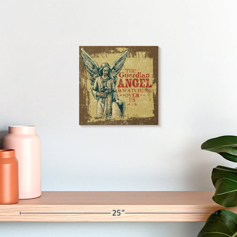 Leisha Guardian Angel Quote, 10" H x 10" W