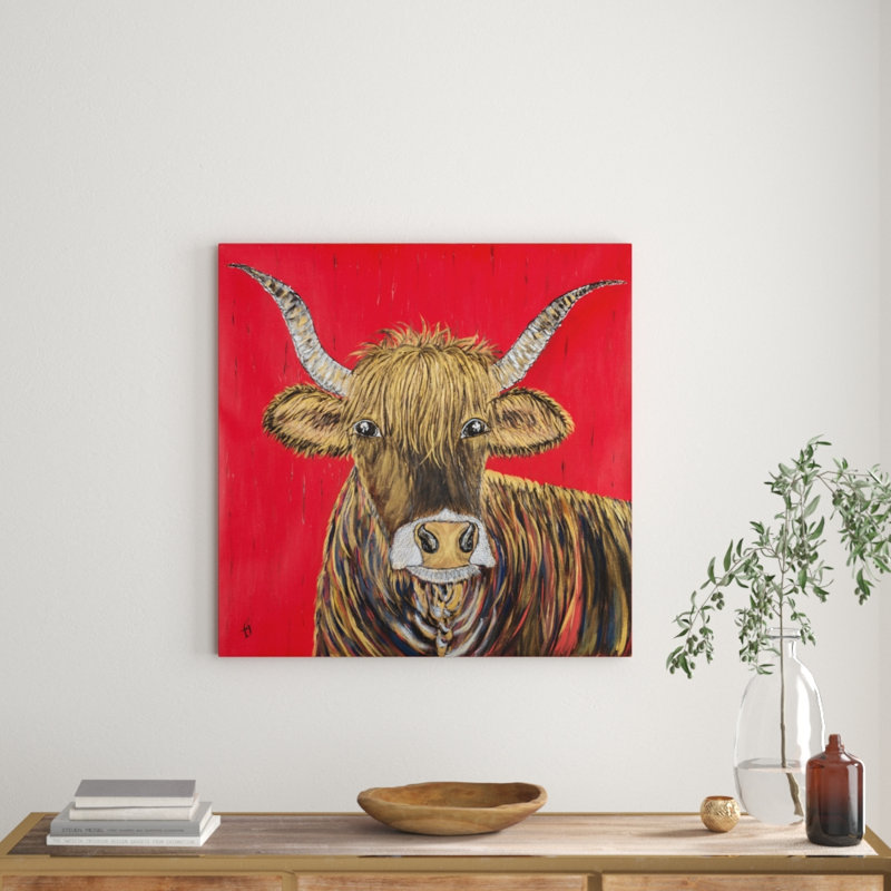 France Gilbert - Wrapped Canvas Painting, 81cm H x 81cm W