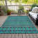 Juli Moroccan Polyester Machine Woven Rug with Non-Slip Backing
