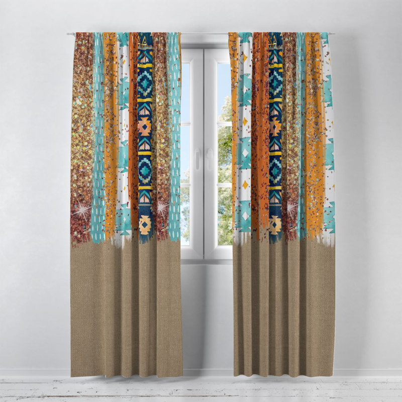 Panneaux de rideaux simples semi-transparents Westeng, L 20 po x L 82 po