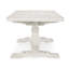 Caleb 94" Dining Table Distressed Ivory