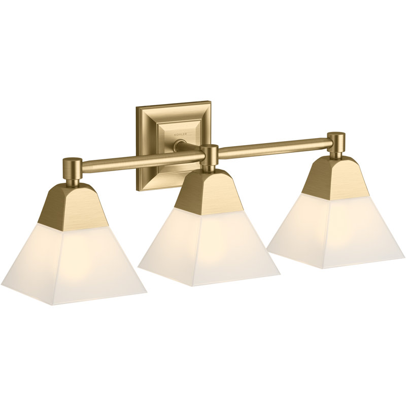 Memoirs® 3 - Light Armed Sconce, Moderne Brushed Gold