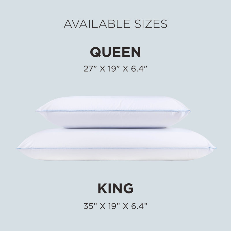 TEMPUR-Cloud Breeze Dual Cooling Pillow, 2 Pack, Queen