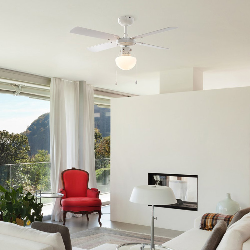 Jaydn 107cm Ceiling Fan with Light Kit, No