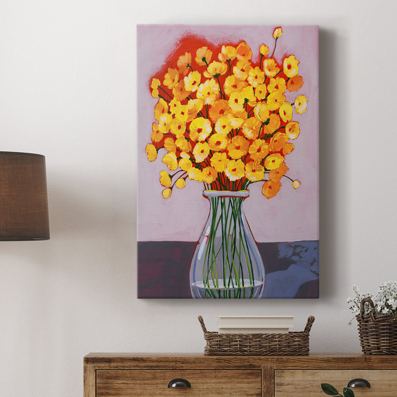 Daisy Bouquet II - galerie sur mesure, H 27 po x l 18 po