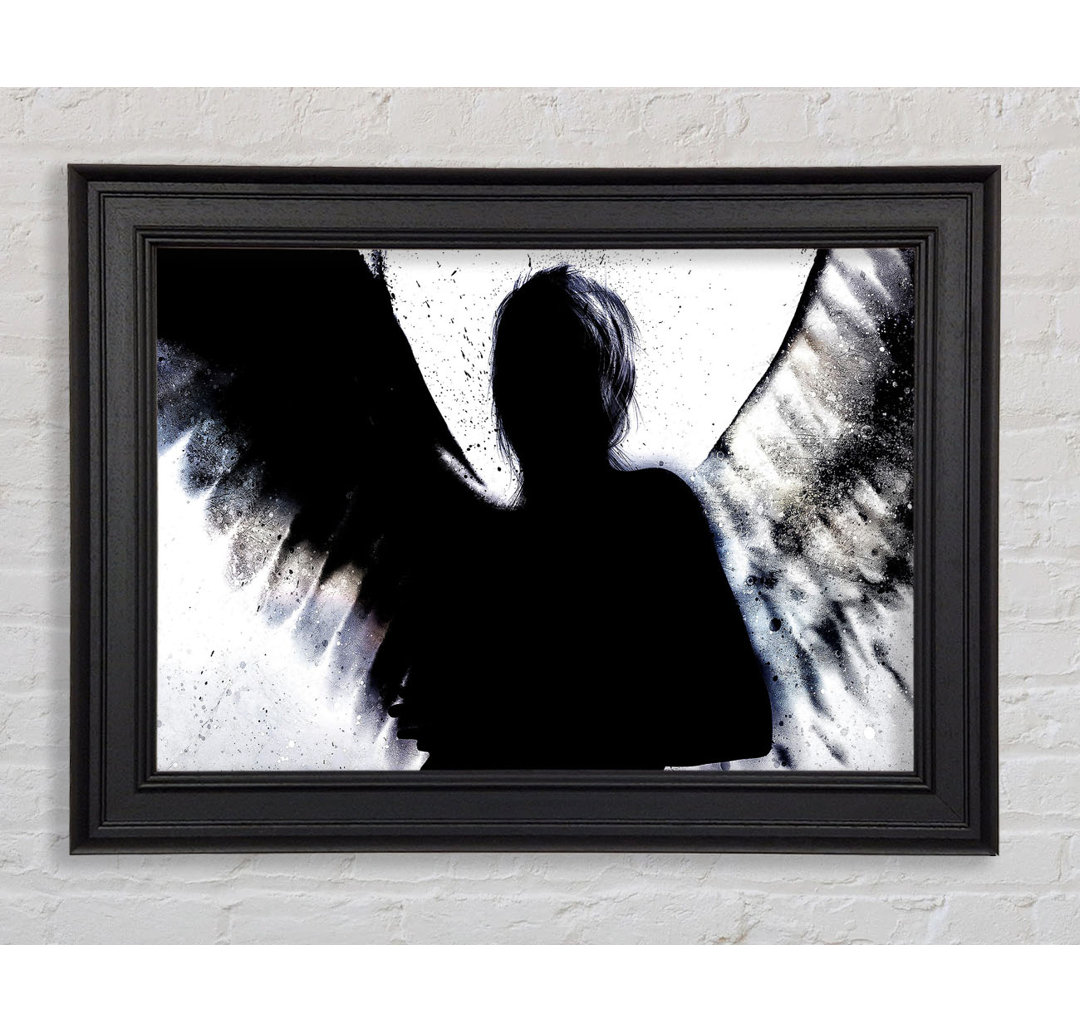 Gerahmtes Wandbild Angel Shadow