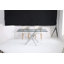 Rectangular Tempered Glass Dining Table With Legs-1418590416-1418590431