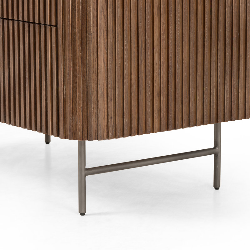 Fletcher 2 - Drawer Nightstand, Brown