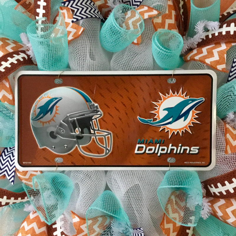 Couronne de football Miami Dolphins
