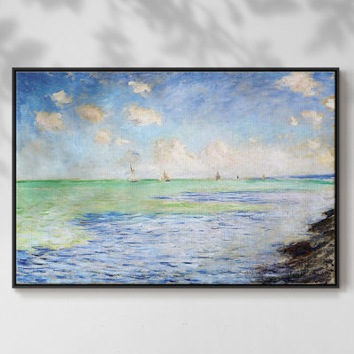 The Sea At Pourville, 1882, reproduction d'art sur toile