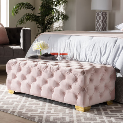 Graple Velvet Ottoman