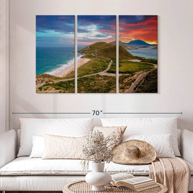Rorry St. Kitts Landscape, 32" H x 50" W