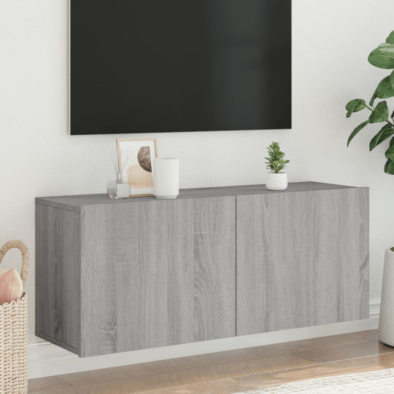 Maroska TV Stand for TVs up to 43", Grey Sonoma