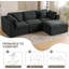 Canapé modulaire désossé 110 po Comfy Cloud-835176459