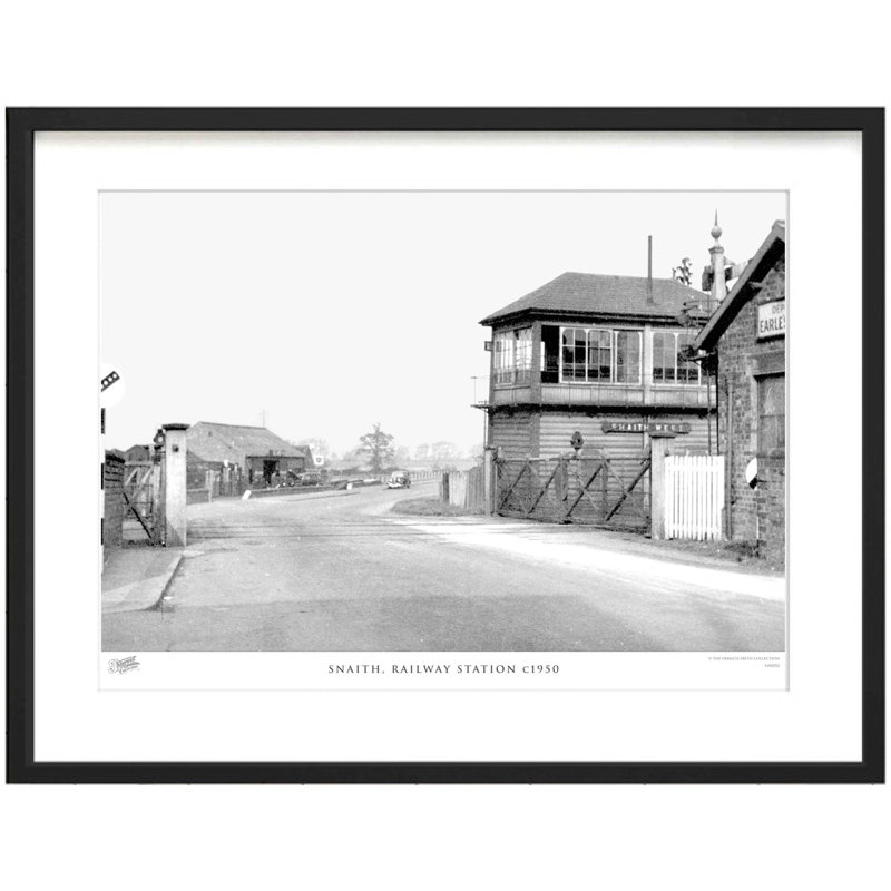 Snaith, Railway Station C1950 by Francis Frith - Single Picture Frame Print, 60cm H x 80cm W x 2.3cm D