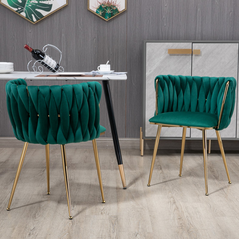 Landreneau Dining Chairs, Green