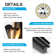 20''H Iron Led Wall Light with Dusk to Dawn