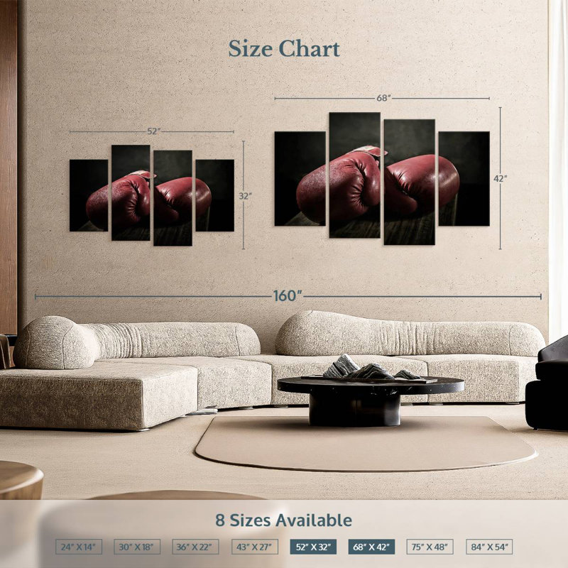Sireci Old Red Boxing Gloves