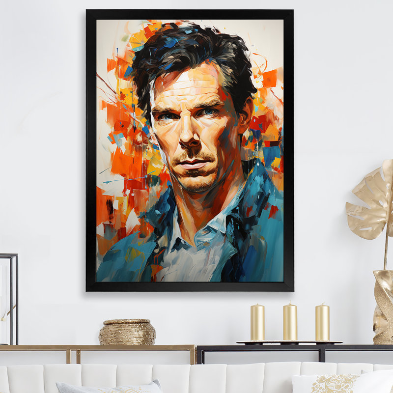 Cerulean Cumberbatch  - Celebrity Wall Art Prints_105720, Cadre photo noir, 20" H x 12" W x 1" D