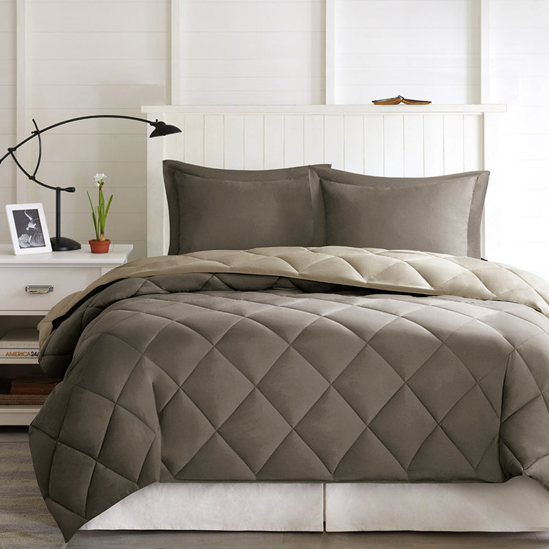 Édredon simple / simple TG avec literie à séchage rapide 3M et Luxury Feel, Édredon pour lit simple + 1 taie décorative stan