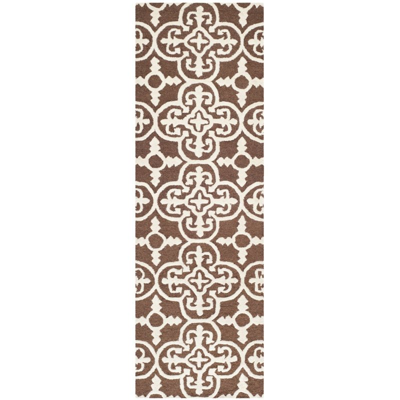 Cambridge Hand Tufted Wool Geometric Rug, Runner 2'6" x 6'