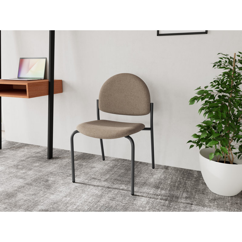 Chaise d'invité sans accoudoir Chat Chat, Gris anthracite, Limon Archetype