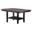 Table de salle à manger transitionnelle 7 pièces Setrubberwood