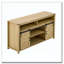 Buffet de 59,3 po avec porte de grange coulissante et panneaux grillagés, buffet de ferme avec rangement ouvert, convenant au salon, au couloir, au balcon, à la cuisine-1335751362