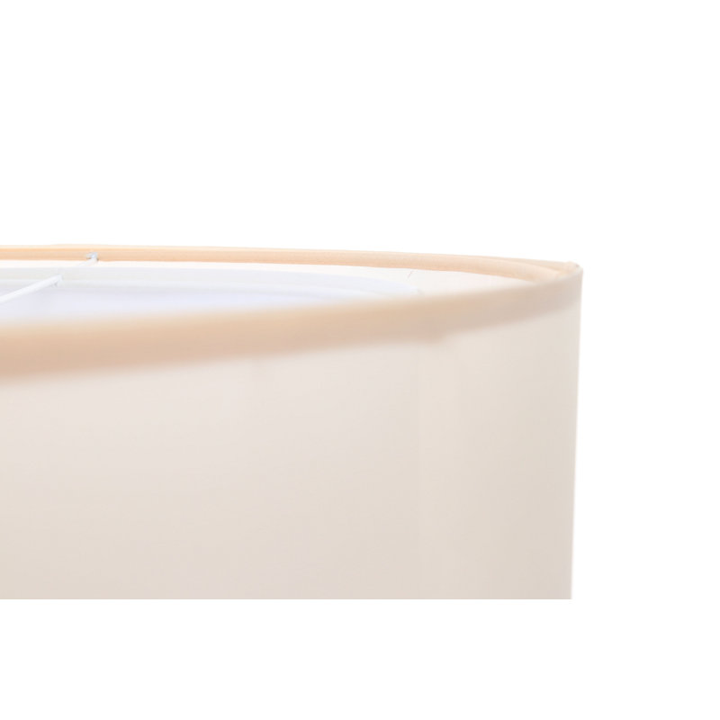 Jinessa 1 - Light White Drum Pendant, Beige