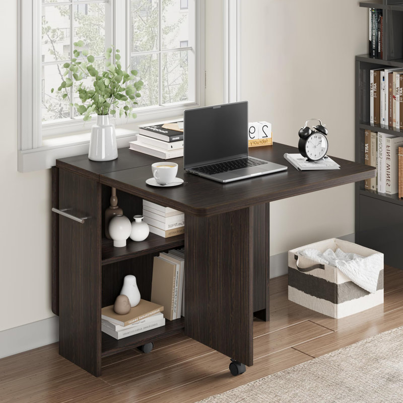 Daejuan Dining Table, 23.6" H x 31.4" W x 50.1" L, Dark Walnut Incorrect