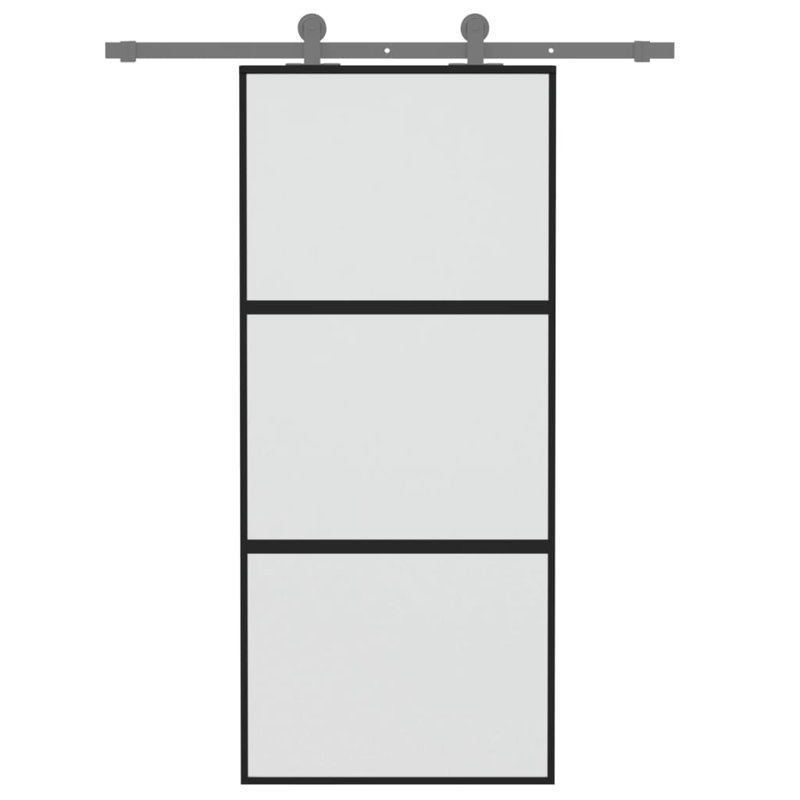 Adeana Glass Sliding Doors, 205cm H x 90cm W