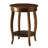 Walnut Side Table With Bottom Shelf For Decorative Storage Wood Stylish Design