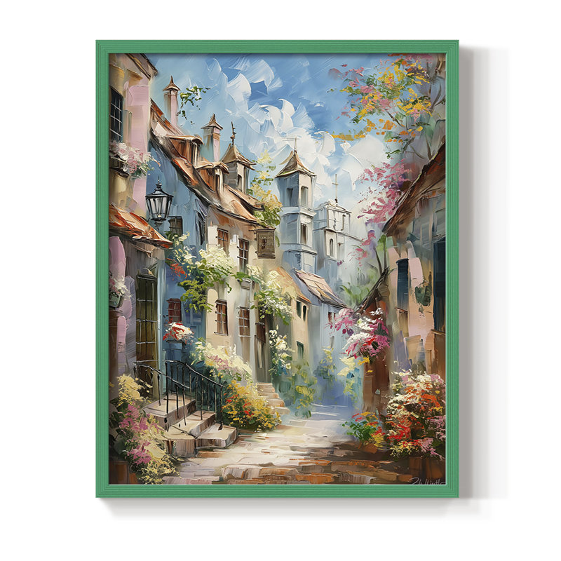 " LANDSCAPES Series CCCLXXVII ", 21" H x 17" W, Green