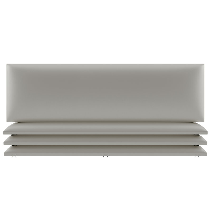 Garen Upholstered Headboard, Metallic Champagne, European Single (90 x 200 cm)