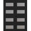 Porte double standard en bois manufacturé et en verre Della-71006209-71006208-71006213