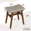 Tabouret de coiffeuse en bois massif Aevah avec coussin de selle, siège éponge à rebond élevé, fauteuil de maquillage facile à assembler-2061793535-2071100445