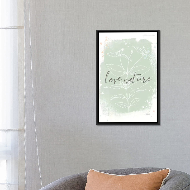 «Organic Lines IV» sur toile, H 26 po x l 18 po x P 1,5 po, Toile avec cadre noir, Pas de tapis
