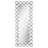Aghes 24 x 62-Inch Full-Length Wall Mirror with 16 LED Lights and Round Mirror-Tile Frame, Silver