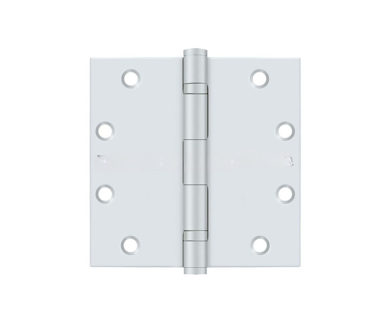 Deltana S55BBUSPW, coins carrés 5 po x 5 po, robuste, roulement à billes en couche de finition blanche