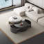 Table basse rétractable de luxe crème