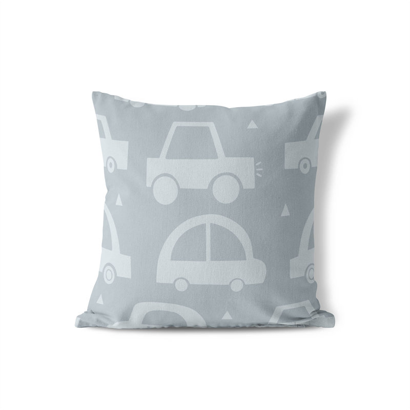 Coussin Driveway, Bleu ardoise, H 16 po x l 16 po