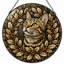 Panneau de vitrail 12 "H Cat and Leaves-1655797248