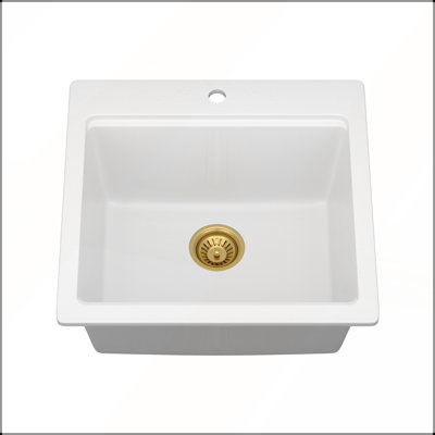 Quartz Composite Workstation Drop-in Kitchen Sink with Accessories, Durable and Hygienic for Modern Kitchens