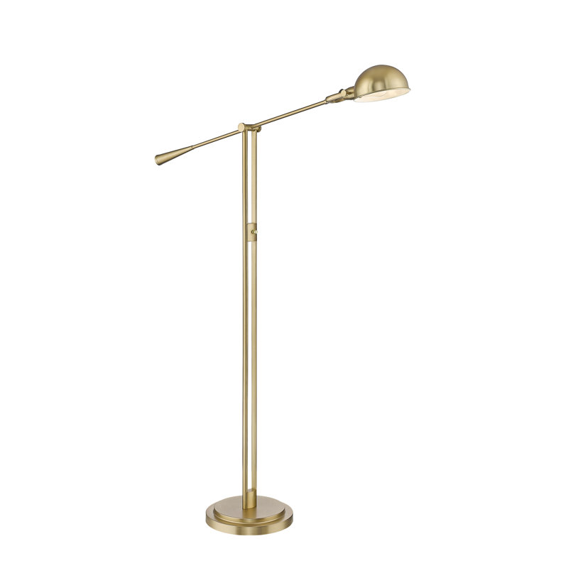 Lampe de travail / lecture sur pied 82,5 po Premkumar, Laiton héritage