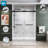 KW01 62 - 66 In. W X 76 In. H Double Sliding Frameless Shower Door With 3/8 In. Clear Glass-108223548