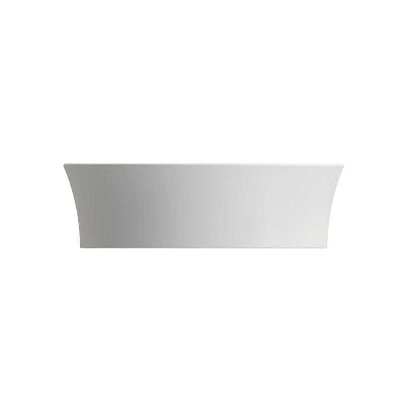 Sottile 15.04'' L Bathroom Sink, Matte White