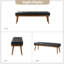  Banc rembourré en cuir véritable Bittoo-1578543610