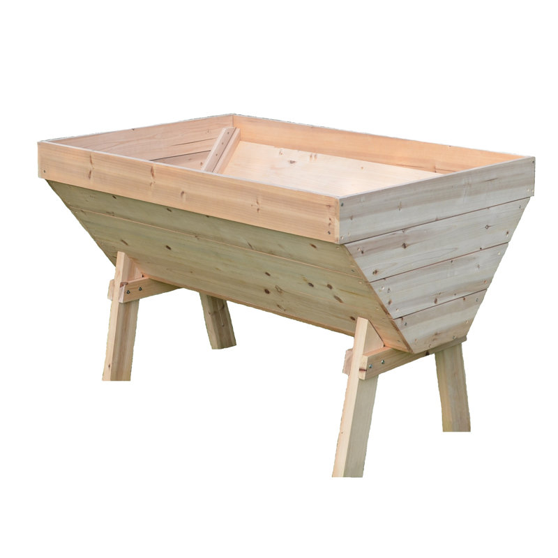 Boren Wood Elevated Planter